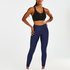 HKMX High Waisted Sportlegging Shine, Blauw