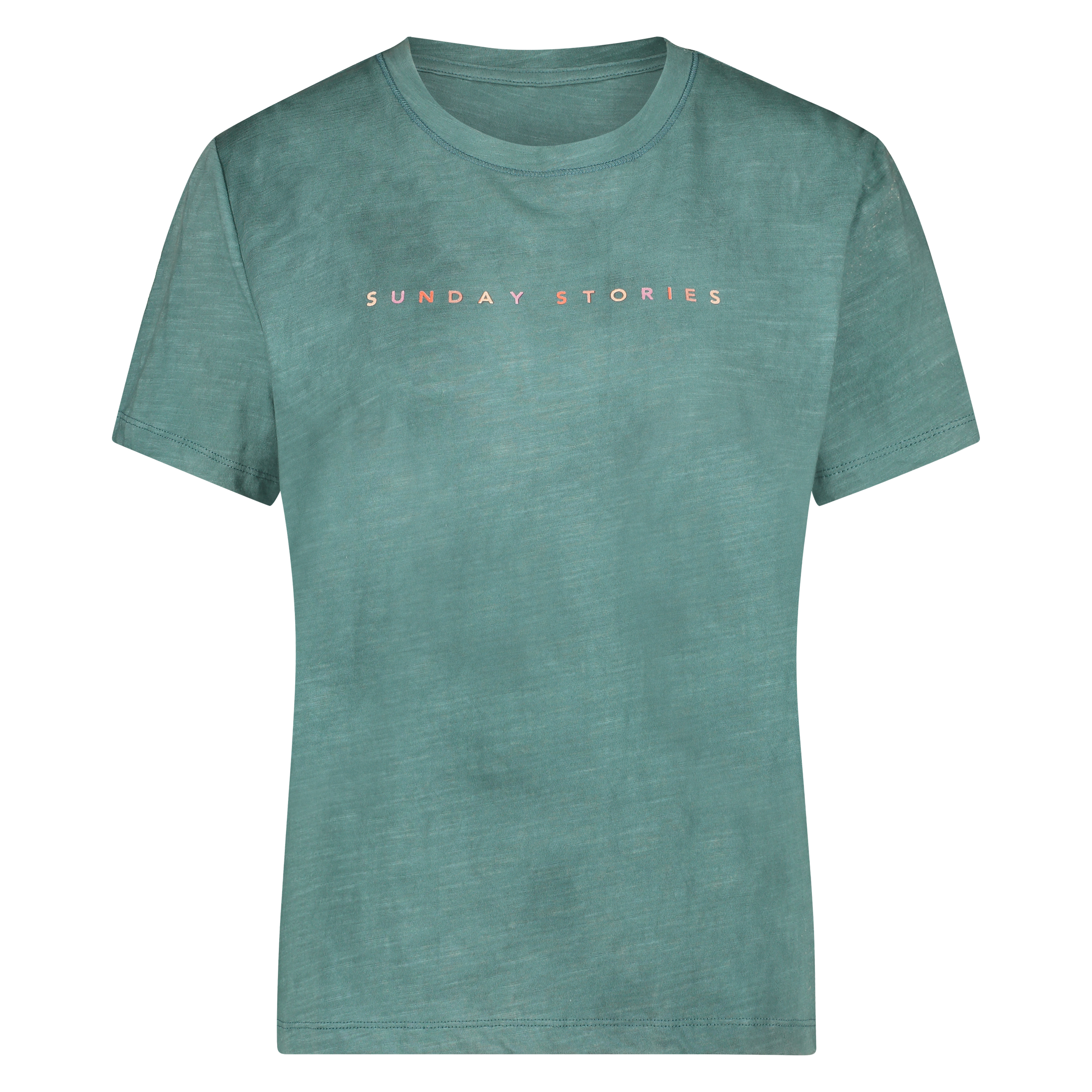 Haut de pyjama &agrave; manches courtes, Vert, main