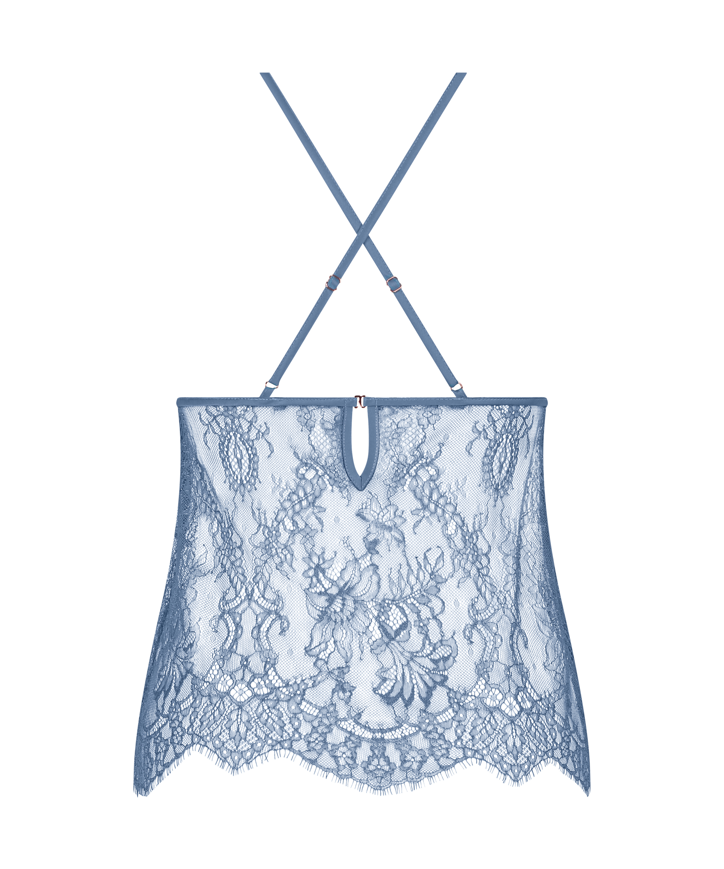 Cami Lace Delphine, Blauw, main