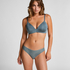 Soutien-gorge sans armatures pr&eacute;form&eacute; Mona, Bleu