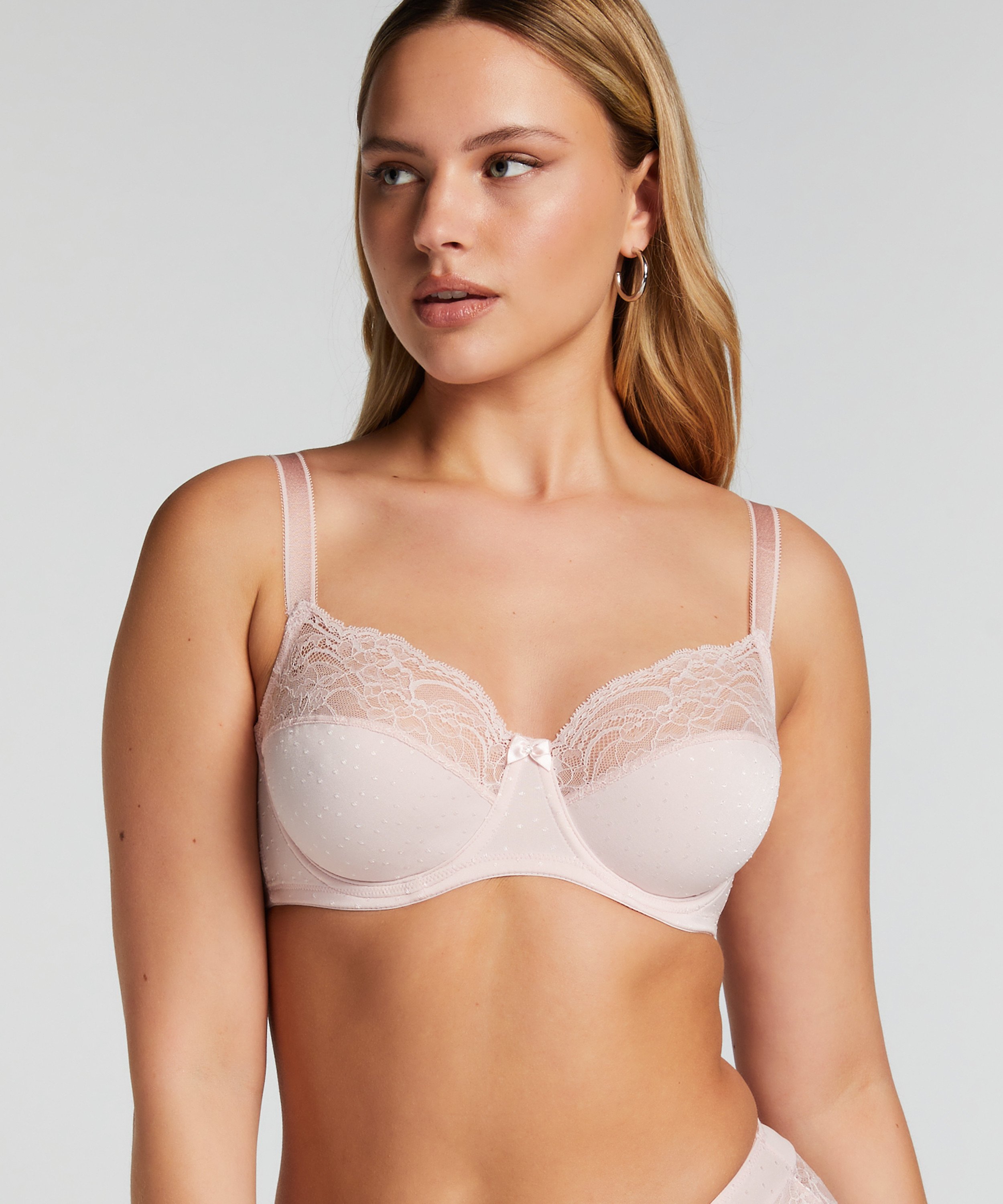 Soutien-gorge &agrave; armatures non-pr&eacute;form&eacute; Sophie, Rose, main