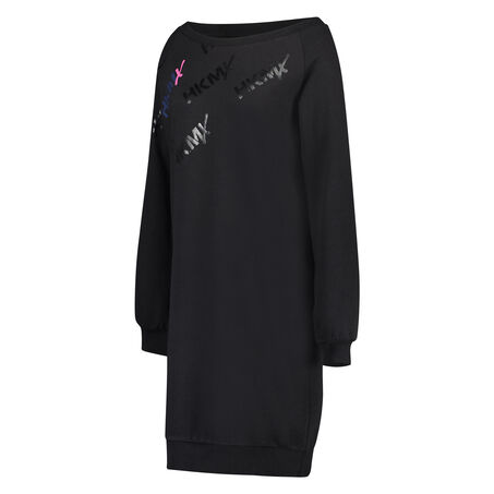 Robe sweat HKMX Oversize, Noir