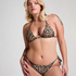 Triangel bikinitop Animalia, Bruin