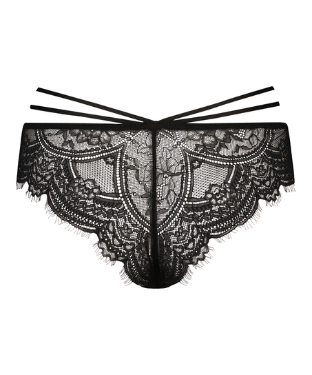 Hoog uitgesneden brazilian Sian, Zwart