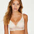 Soutien-gorge long rembourr&eacute; sans armatures Chloe, Beige