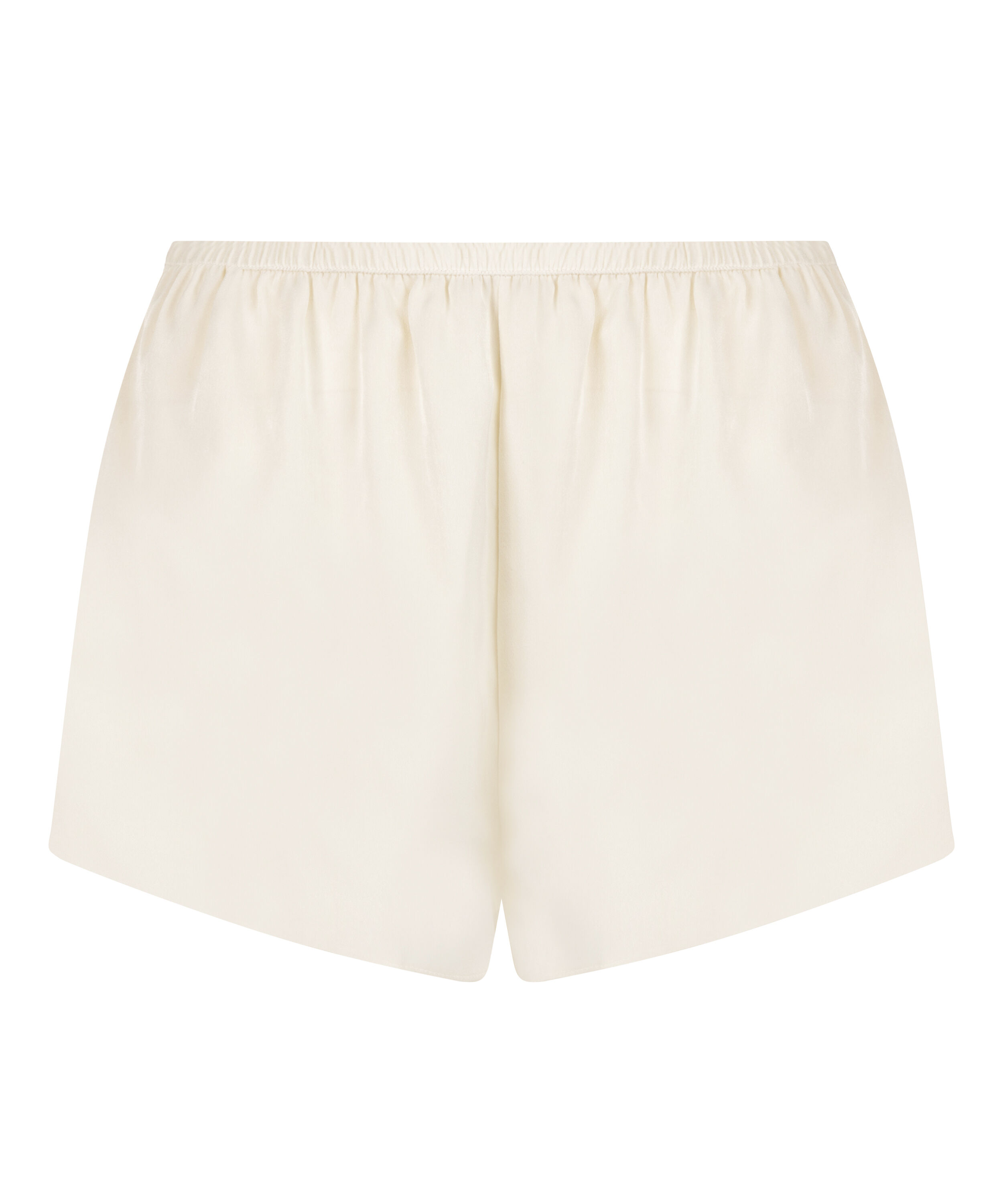 Minimal satijnen short, Wit