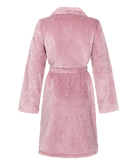 Korte badjas Fleece, Paars