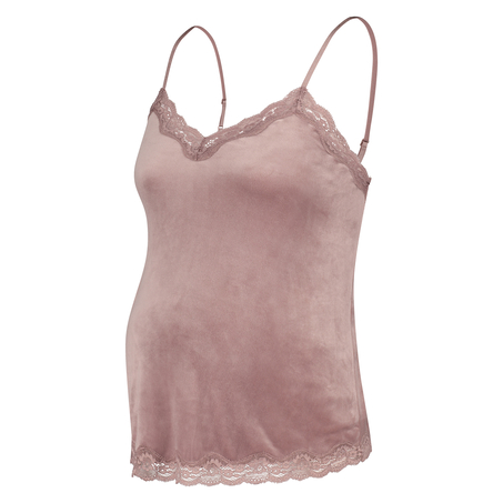 Camisole Velours Maternity, Rose