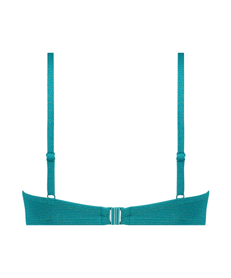 Haut de bikini Relief, Vert