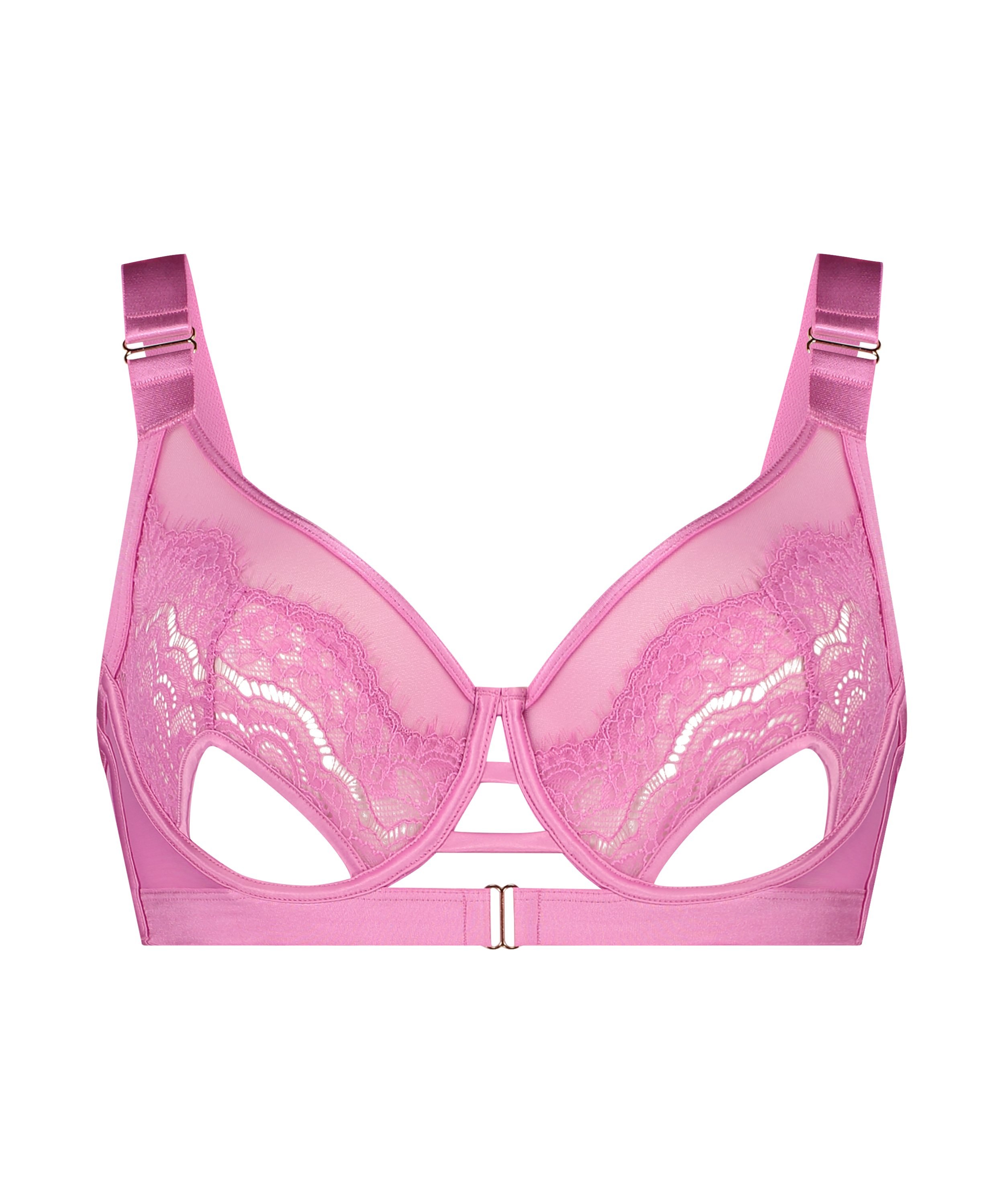 Soutien-gorge &agrave; armatures non-pr&eacute;form&eacute; Aurelia, Rose, main