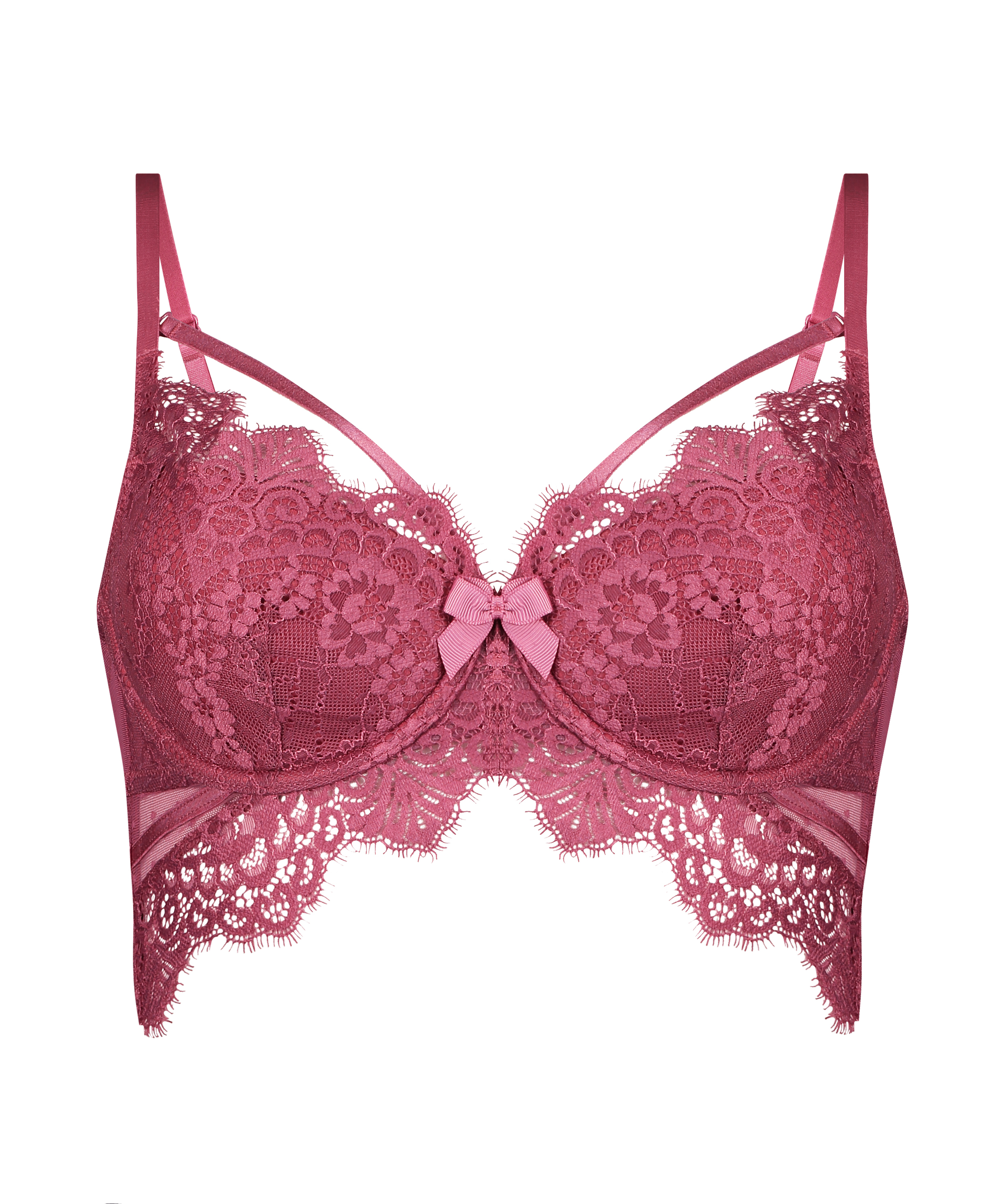 Soutien-gorge &agrave; armatures pr&eacute;form&eacute; longline Marilee, Rouge, main