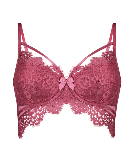 Soutien-gorge &agrave; armatures pr&eacute;form&eacute; longline Marilee, Rouge