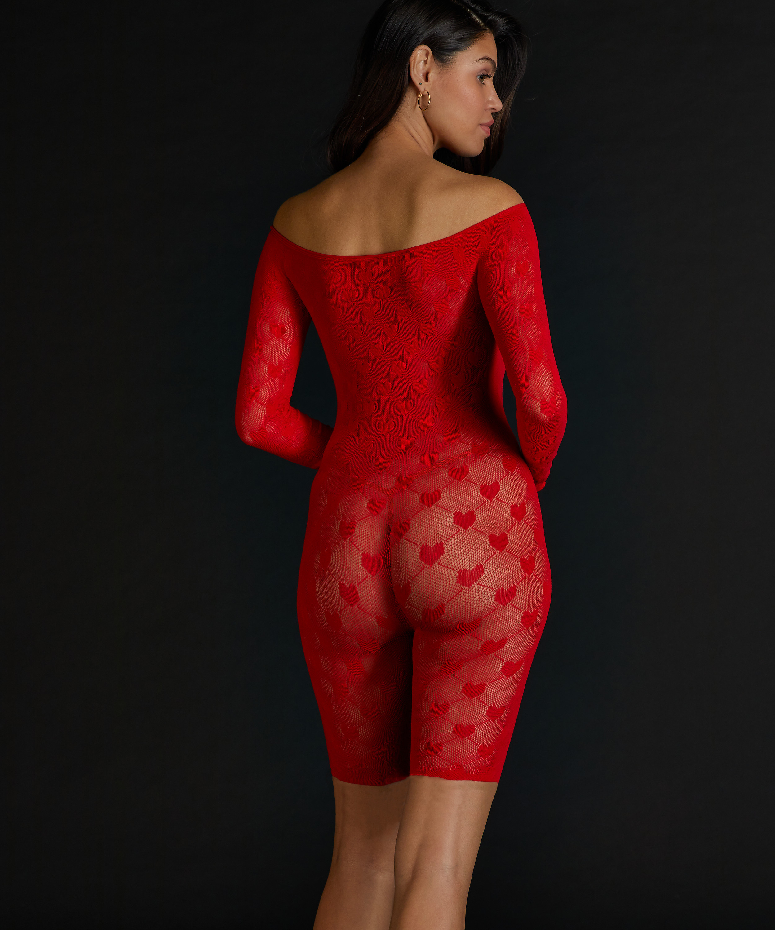 Private playsuit Heart, Rood, main
