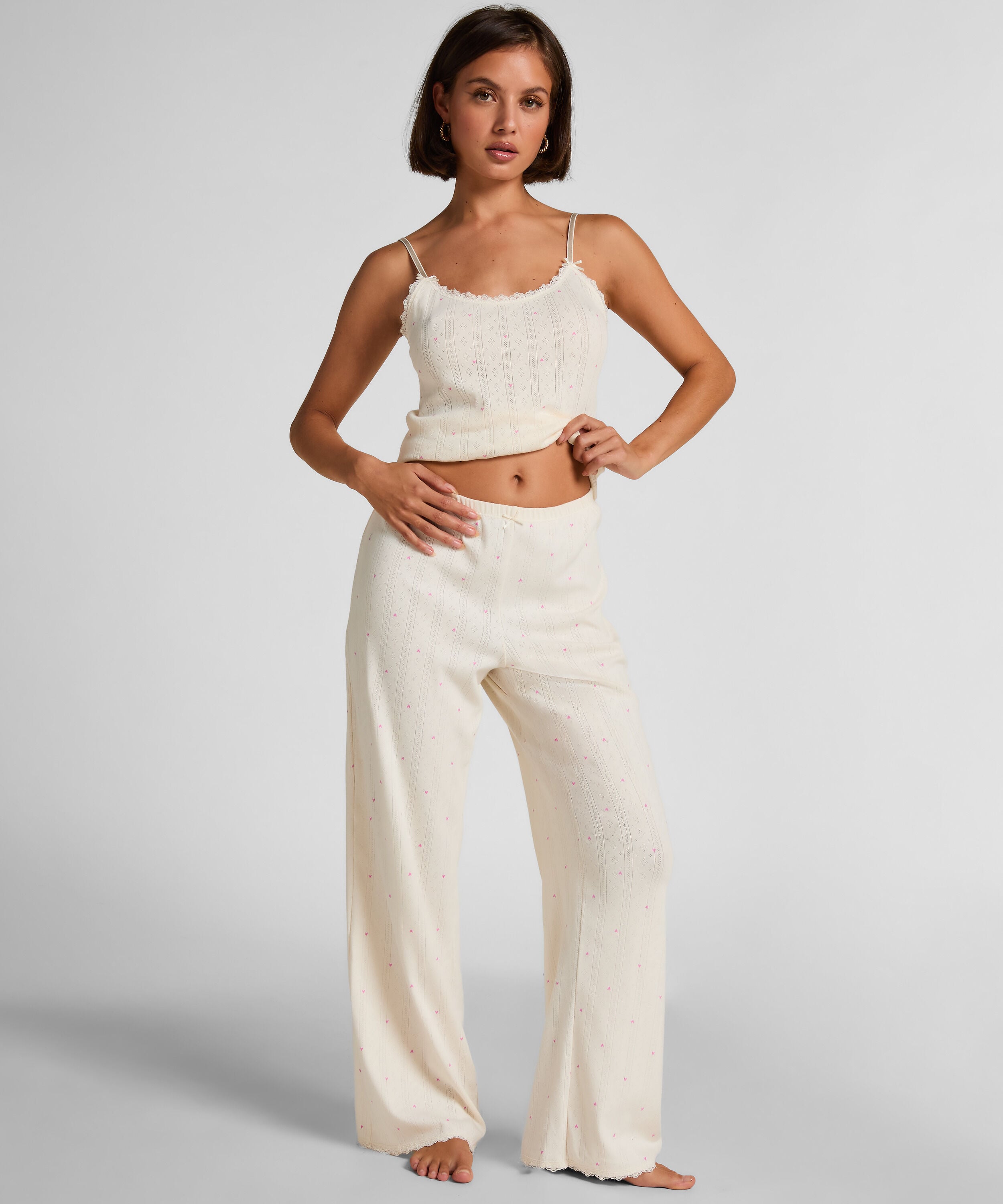 Pointelle Broek, Wit
