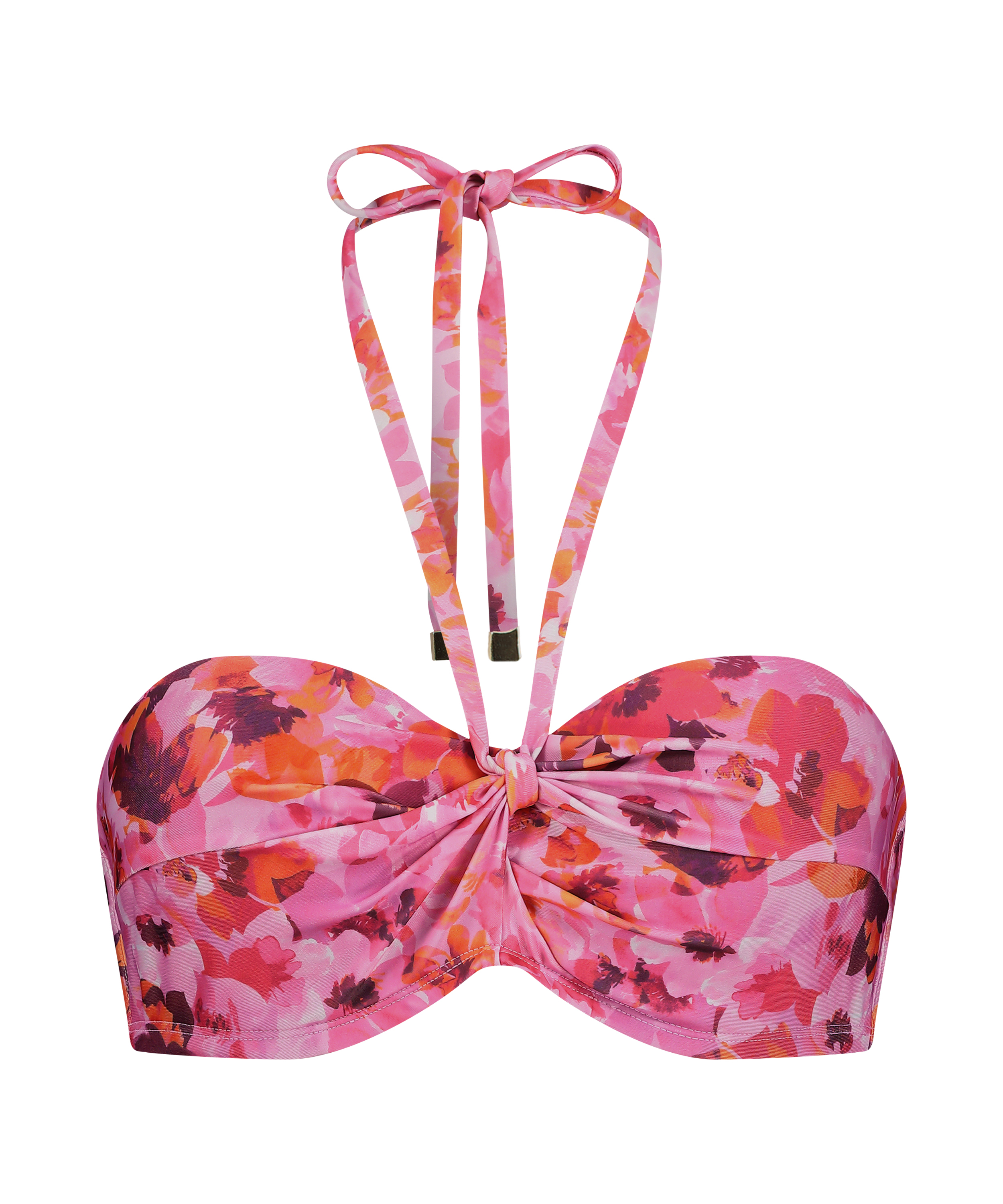Bikinitop Floral Cup E +, Roze, main