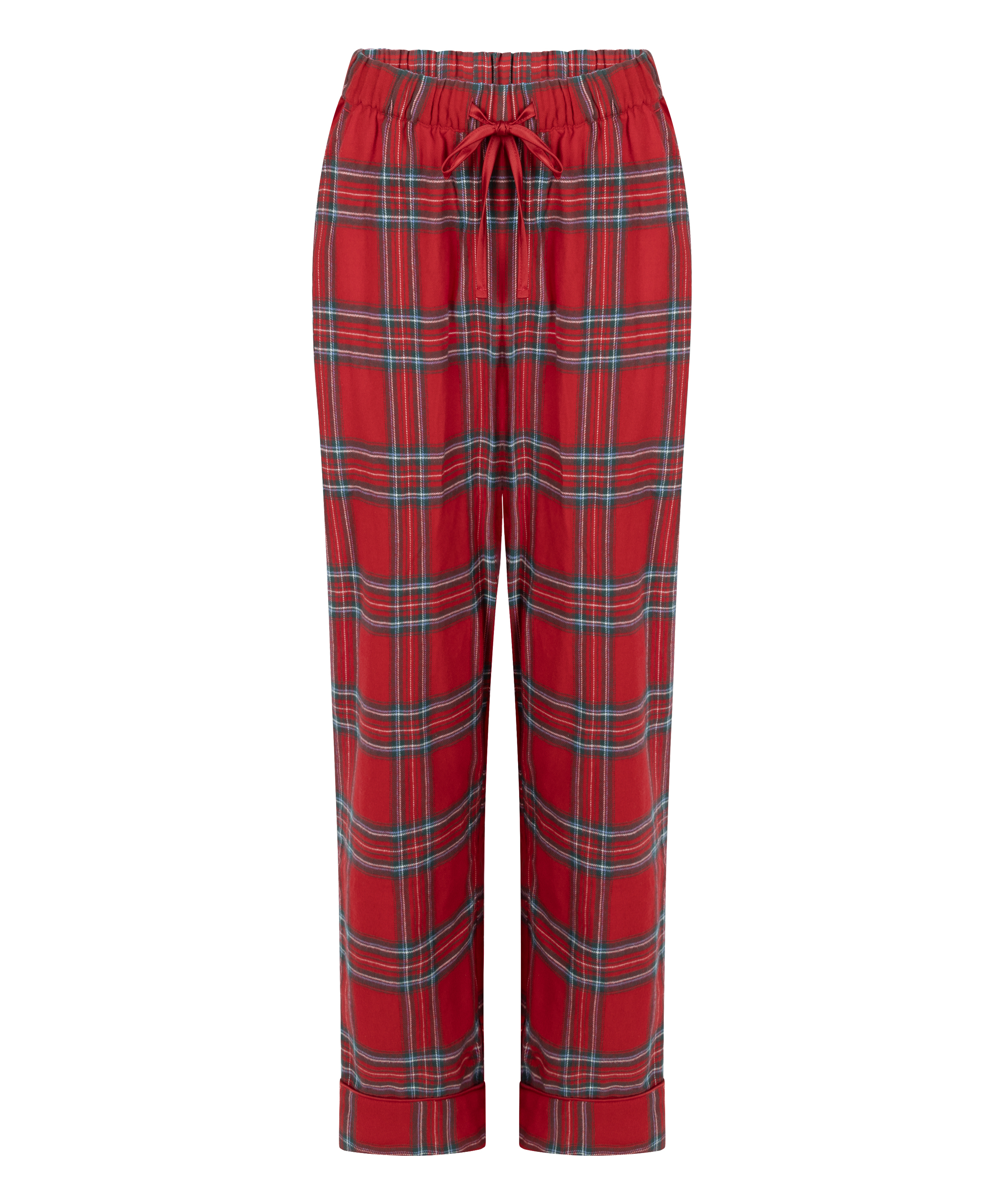 Pyjamabroek Flannel, Rood, main