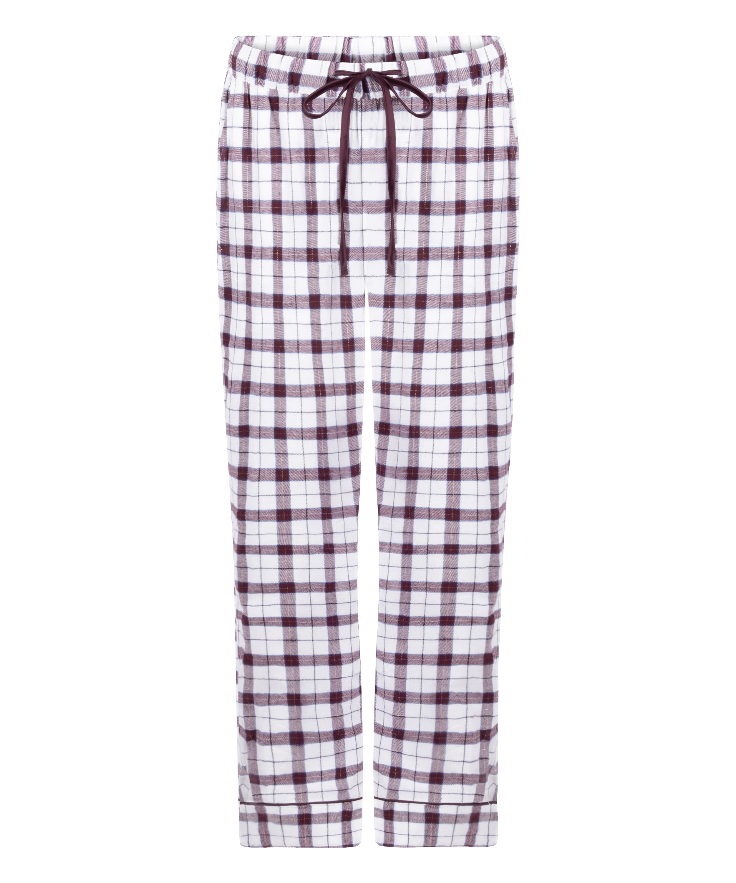 Pantalon de Pyjama Flanel, Blanc, main