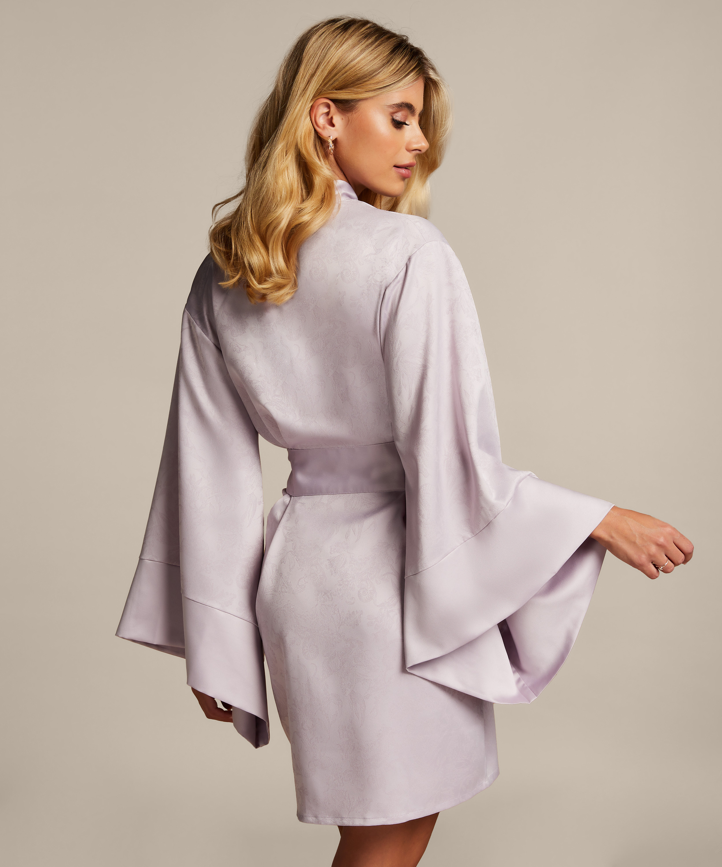 Kimono Sea Treasures, Paars, main