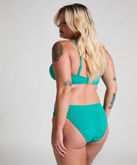 Slip de Bikini Rio Scallop, Vert