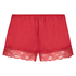 Pyjama short Satin, Rood
