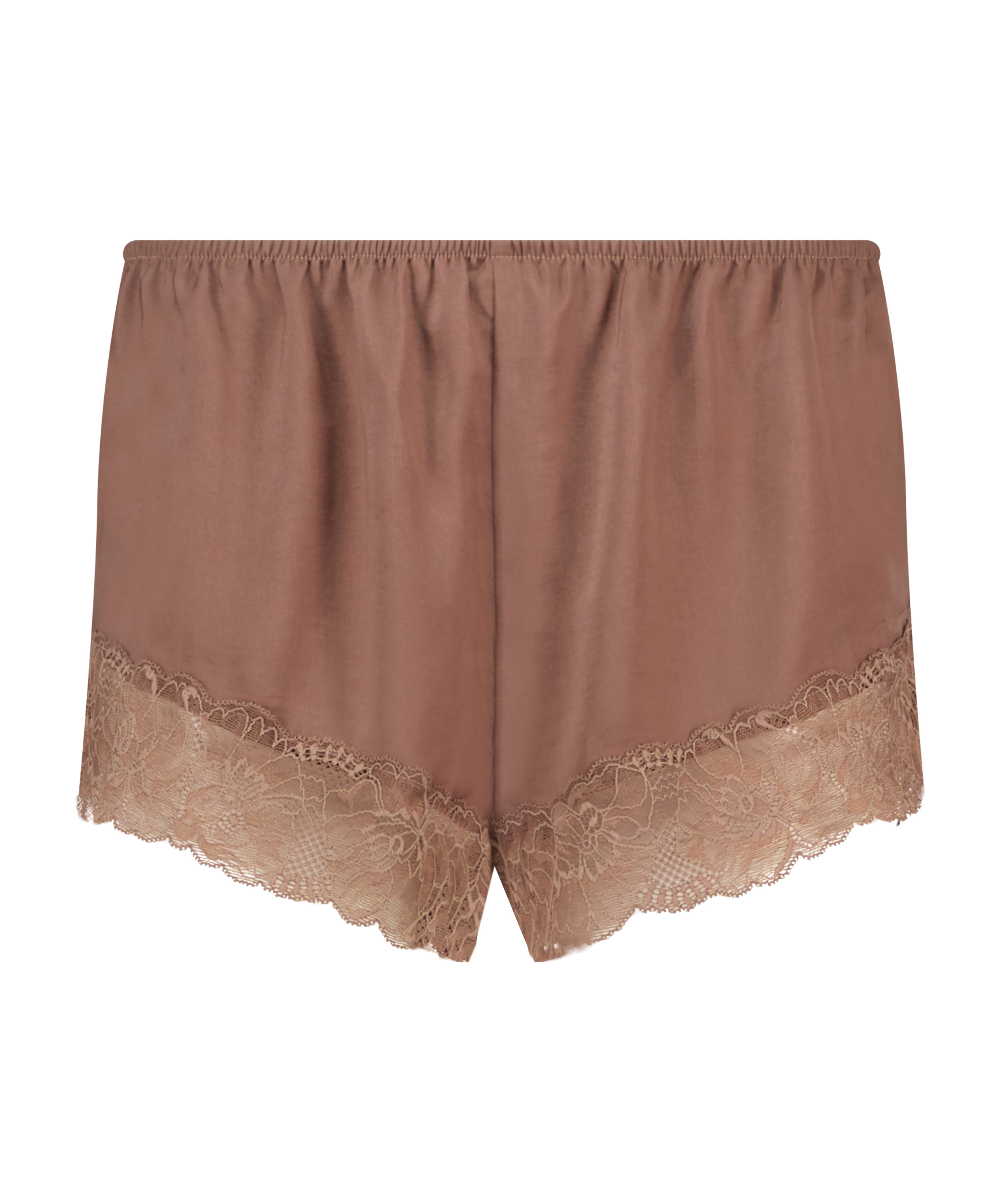 Shorts Satin, Bruin, main