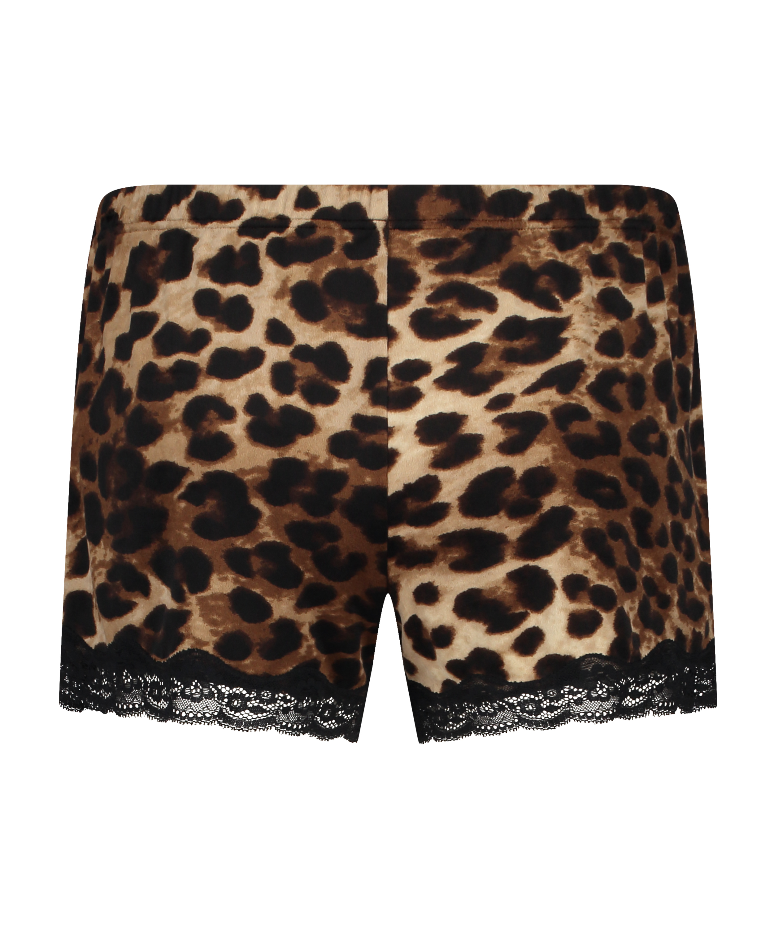 Short Velours Leopard, Zwart, main
