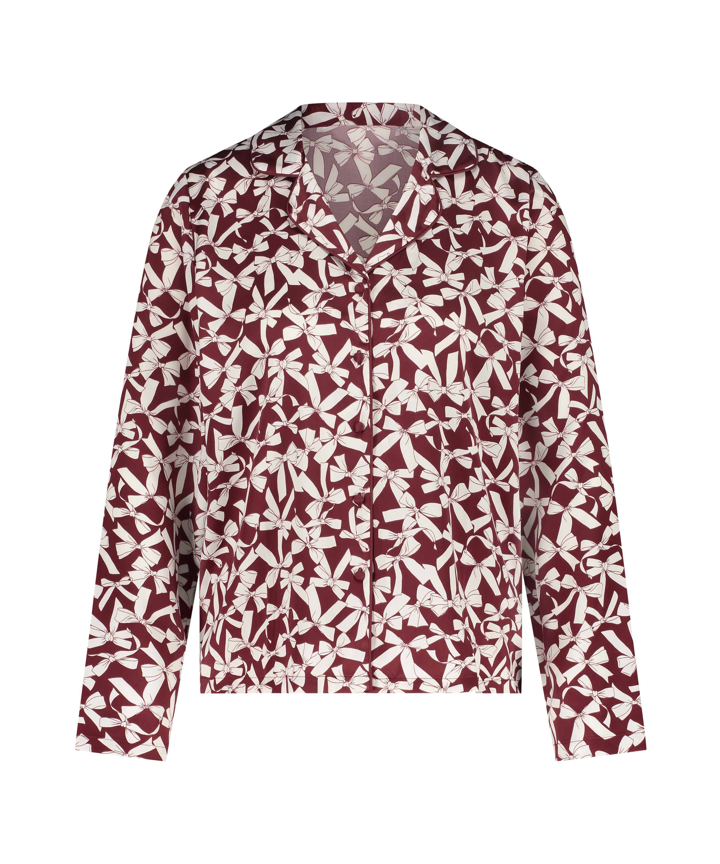 Veste à manches longues Satin, Rouge, main