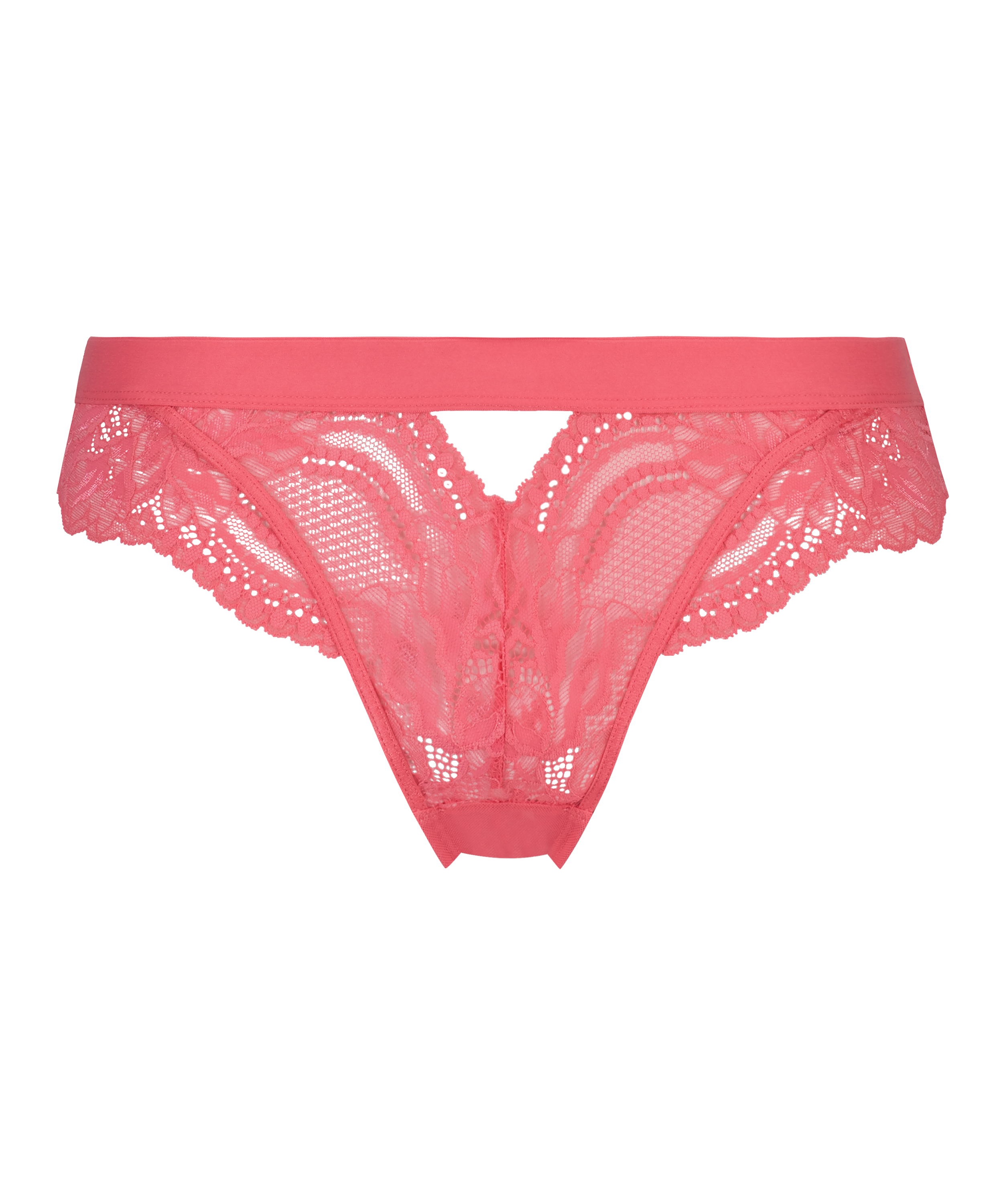 Hoog uitgesneden brazilian Hana, Roze, main