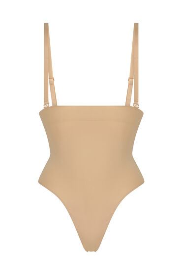 Hunkemöller Naadloze corrigerend string met hoge taille Beige, foto 3