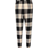Petite Pyjamabroek Twill Check, Zwart