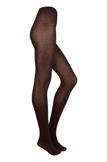 Hunkemöller Panty Light Knit Cashmere Blend Bruin, foto 2