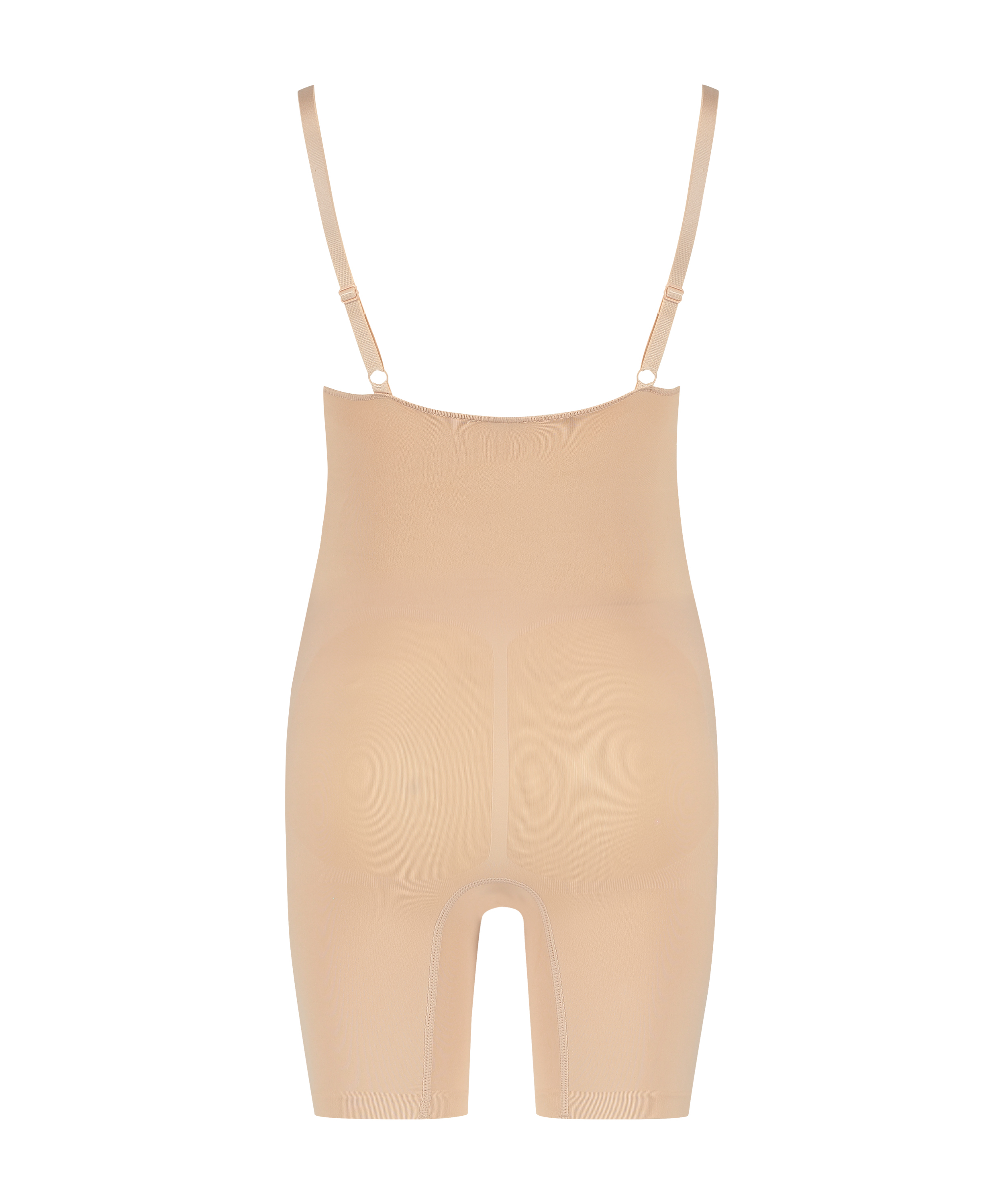 Naadloze corrigerend thigh slimmer body, Beige, main
