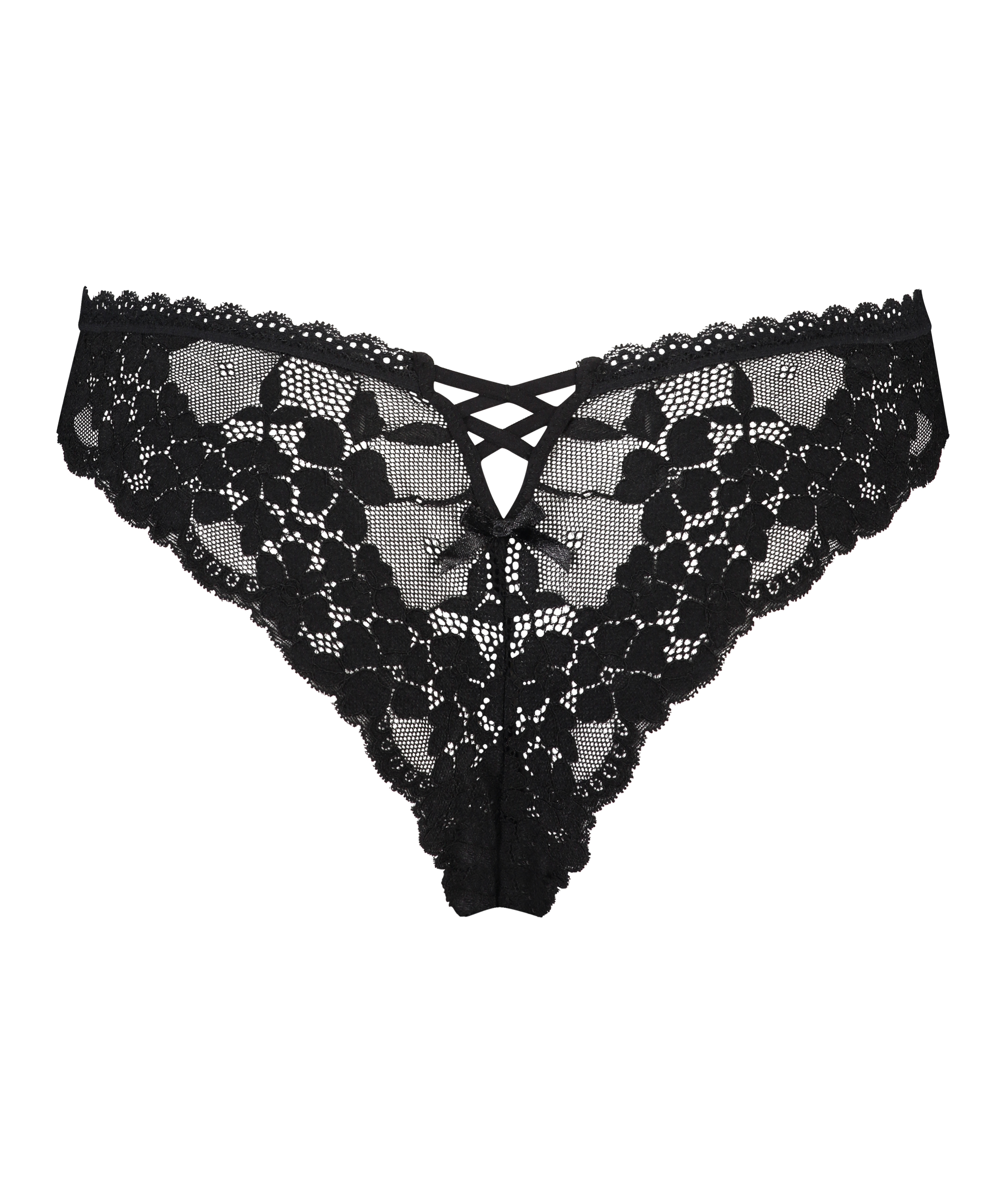 Slip brésilien Bobby, Noir, main