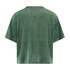 Top Velours Pocket, Groen