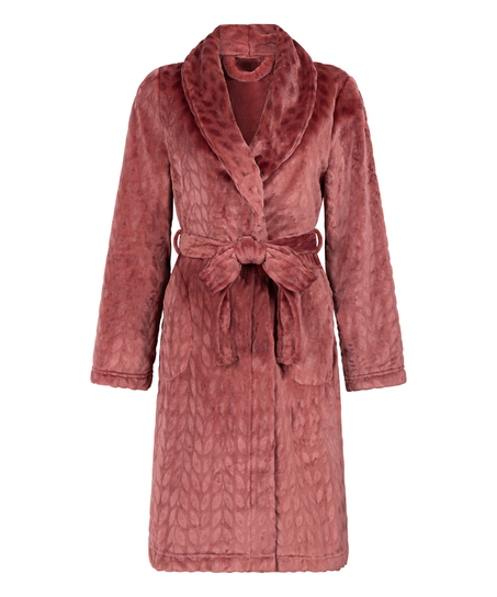 Badjas Fleece, Paars