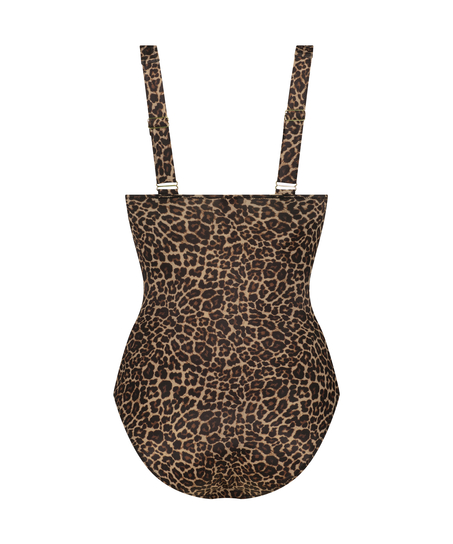 Maillot de bain Leopard, Brun