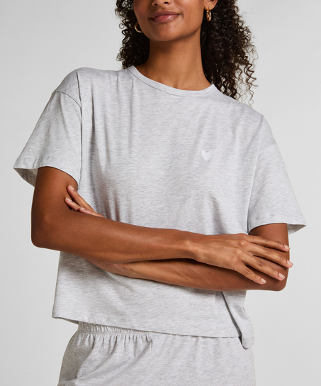 Pyjamaset Jersey Heart, Grijs