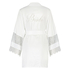 Kimono satijn Bridal, Wit