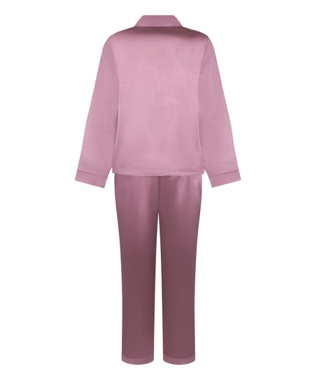 Ensemble de pyjama en satin Shiny, Rose