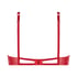 Soutien-gorge à armatures non-préformé sans bonnet Wilde, Rouge