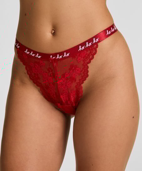 Cadeauset Kerst string, Rood