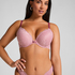 Soutien-gorge &agrave; armatures pr&eacute;form&eacute; push-up Marine, Rose