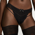 Slip br&eacute;silien Fleur Nyakim, Noir