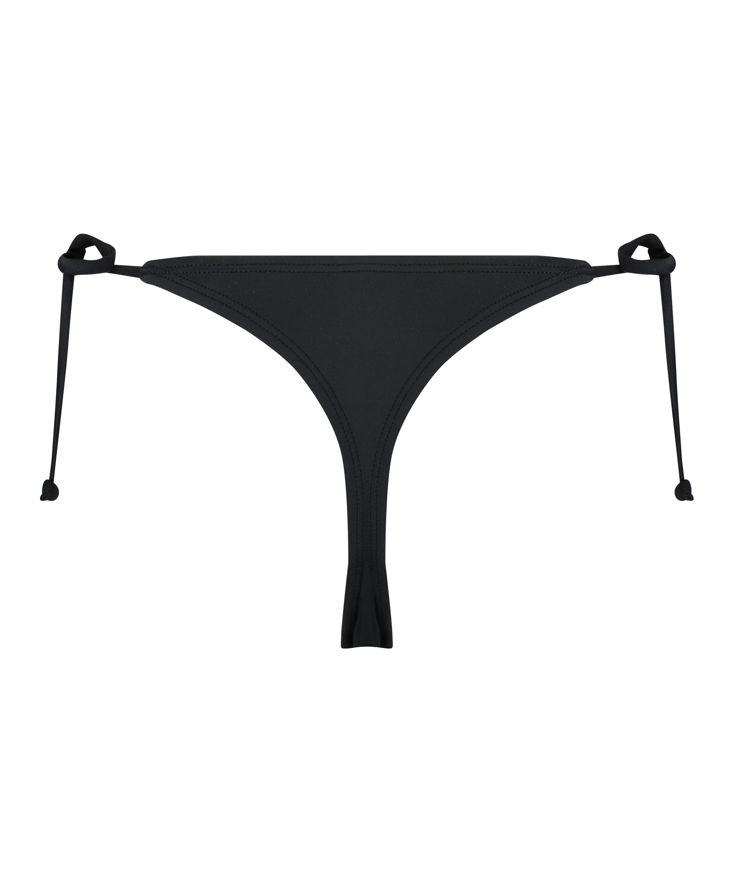Bas de bikini string Luxe, Noir, main