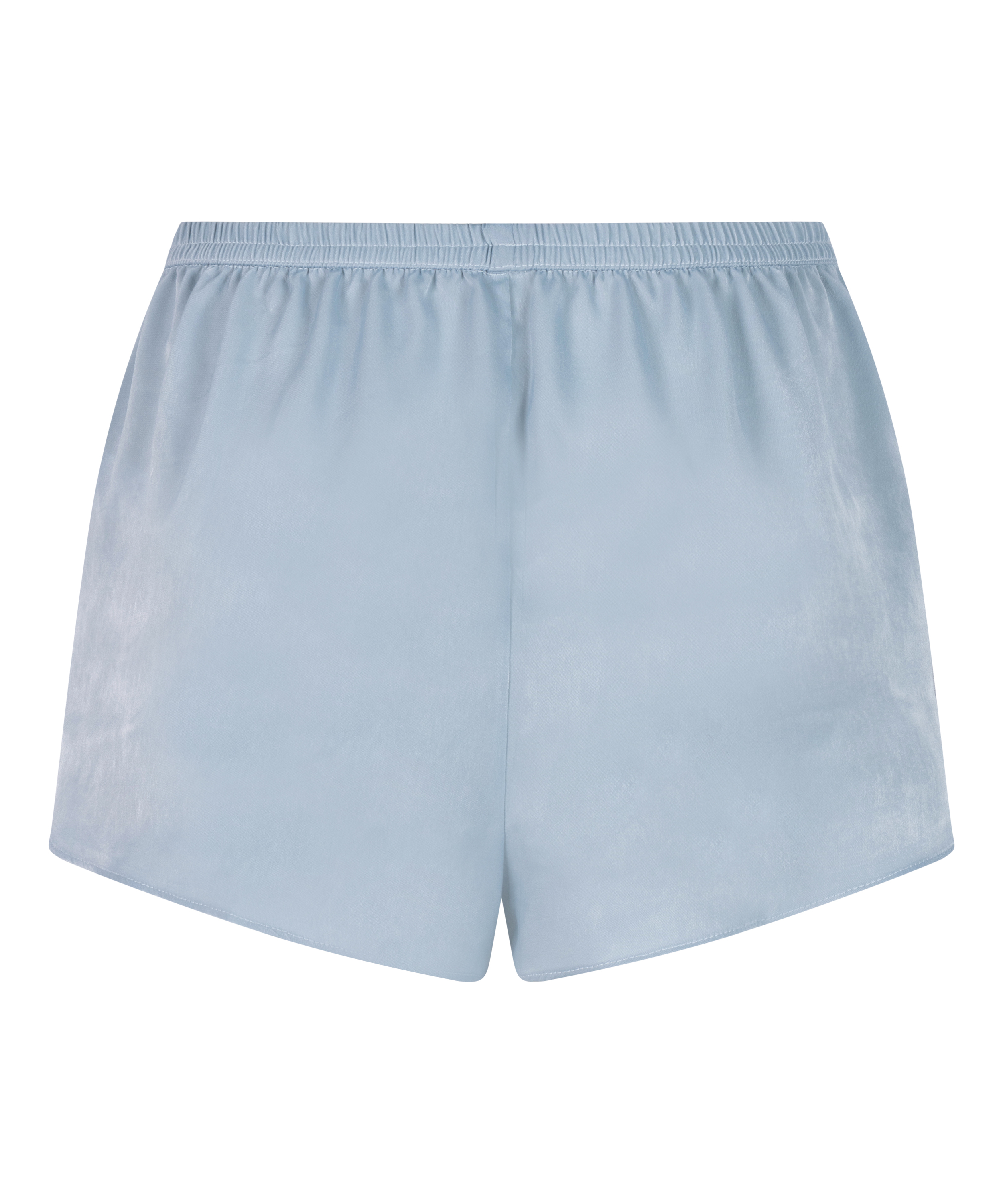 Short en satin Minimal, Bleu, main