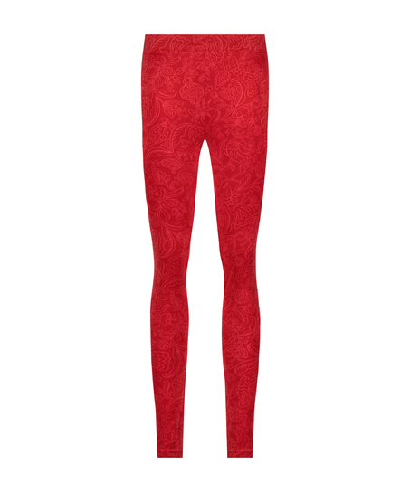 Legging Velours, Rood