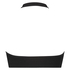 Naadloze halter bralette, Zwart