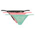 3-pack tangas lace, Blauw