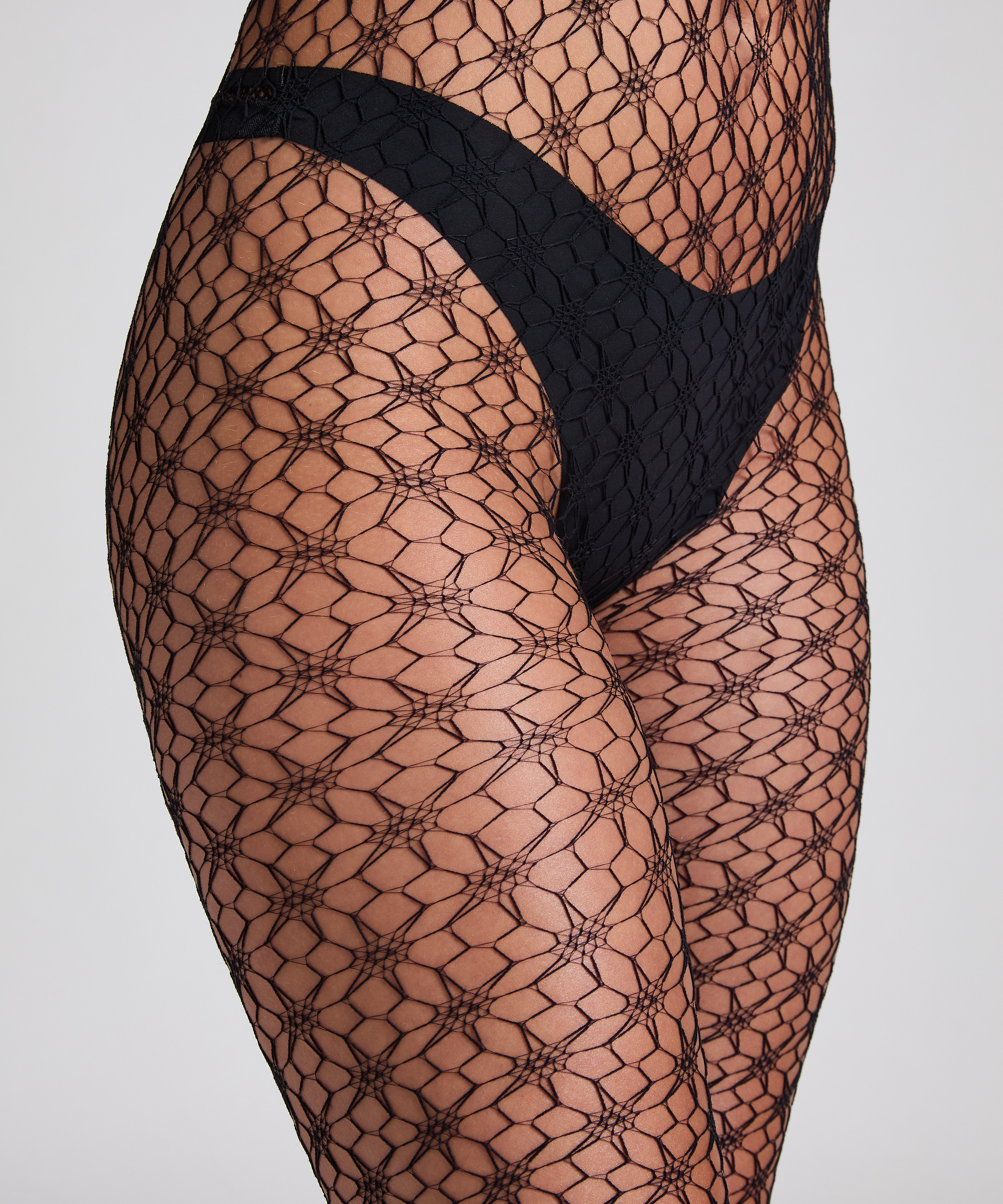 Collants en crochet, Noir, main