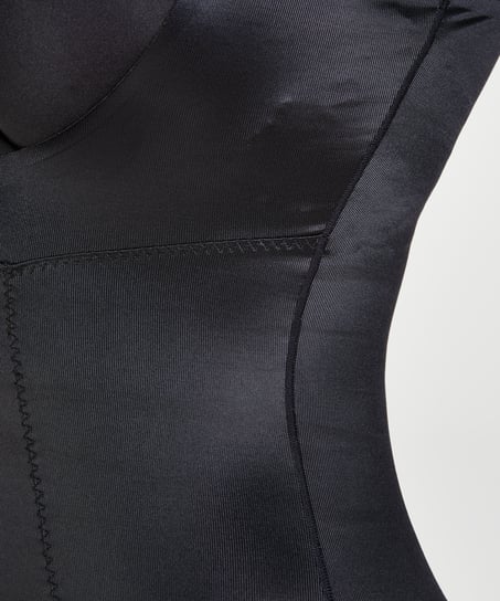 Robe sculptante en dentelle scuba - Level 3, Noir